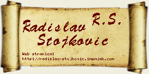 Radislav Stojković vizit kartica